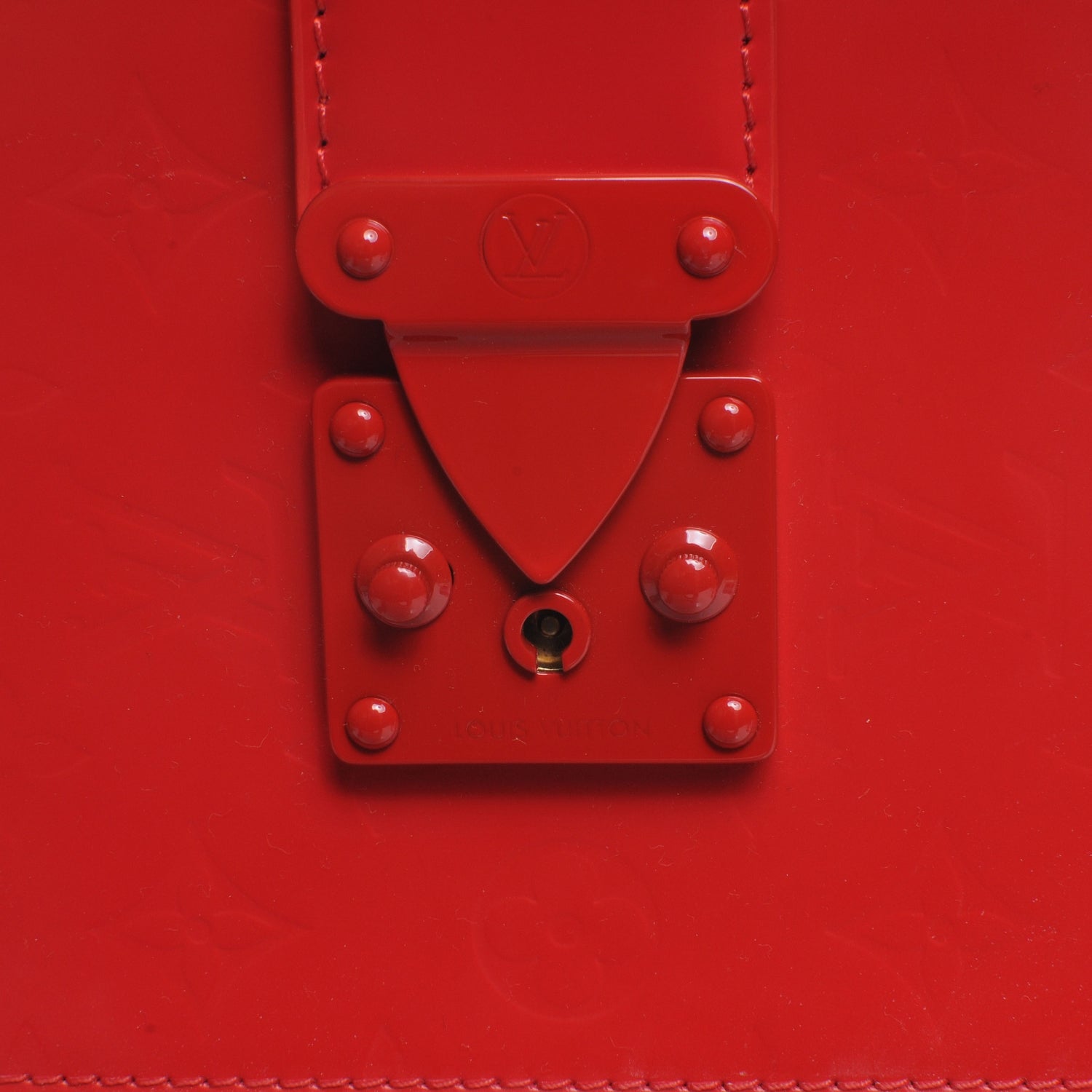 Louis Vuitton Monogram Op Art Roundy Red 4 of 8