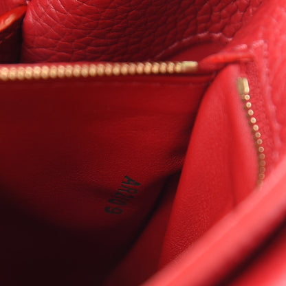 Louis Vuitton Taurillon Capucines BB Rubis 7 of 11