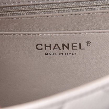 Chanel Caviar Quilted Jumbo Single Flap Ecru 6 of 15