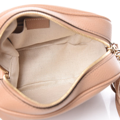 Gucci Pebbled Calfskin Small Soho Disco Bag Camelia 5 of 9