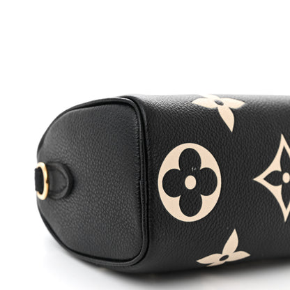 Louis Vuitton Empreinte Monogram Giant Nano Speedy Black Beige 8 of 11