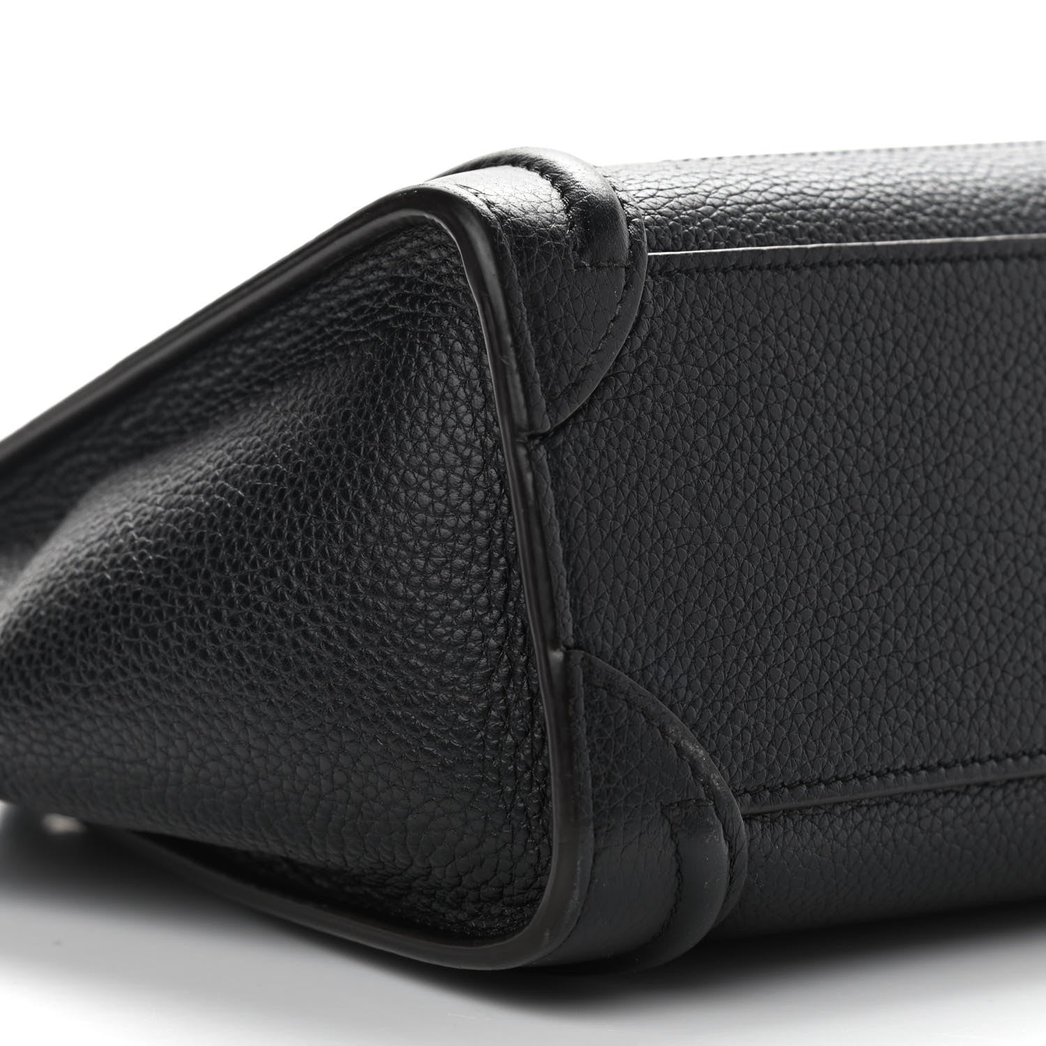 Celine Drummed Calfskin Nano Luggage Black 8 of 11