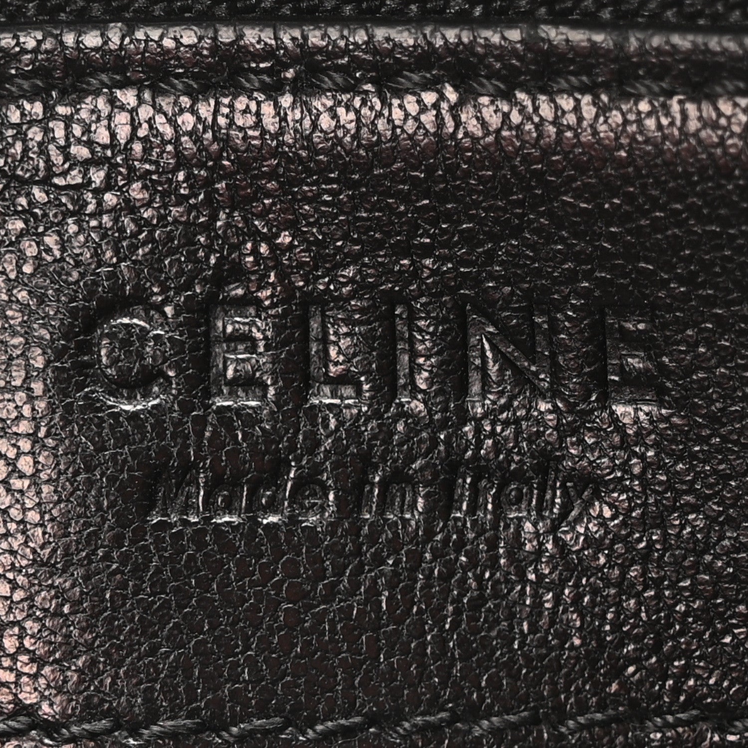 Celine Lambskin Small Trio Crossbody Bag Black 7 of 11