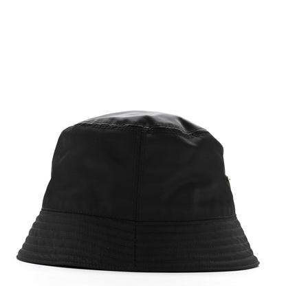 Prada Re-Nylon Metal Triangle Logo Womens Bucket Hat XL Black 5 of 10
