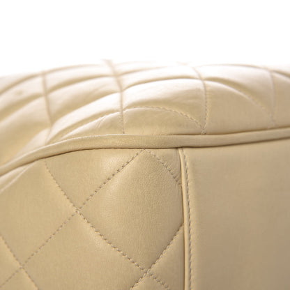 Chanel Lambskin Quilted Drawstring Shoulder Bag Beige 11 of 13