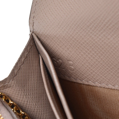 Prada Saffiano Shine Monochrome Wallet Cipria 8 of 10