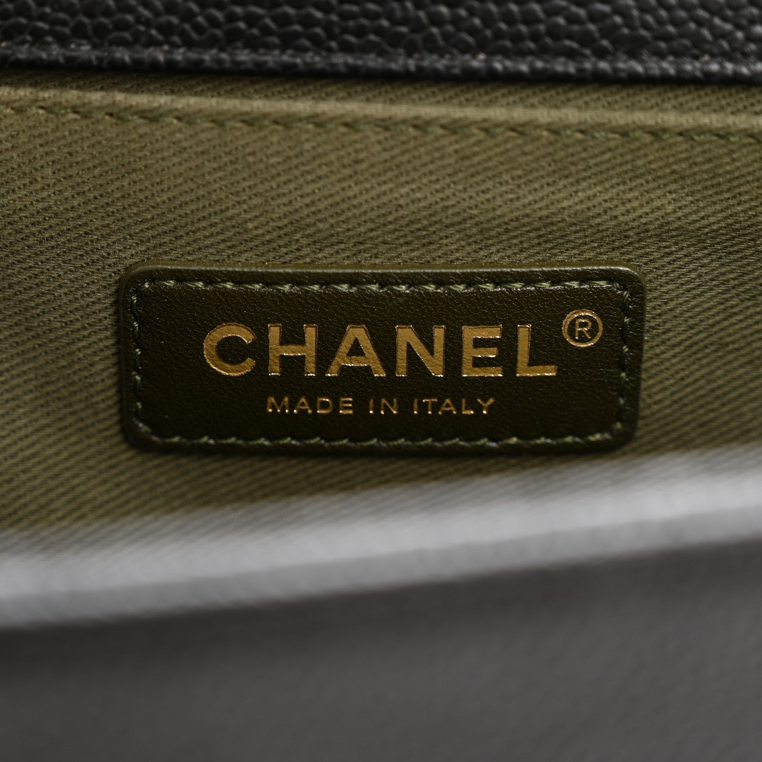 Chanel Caviar Quilted Medium Boy Flap Black 6 of 15