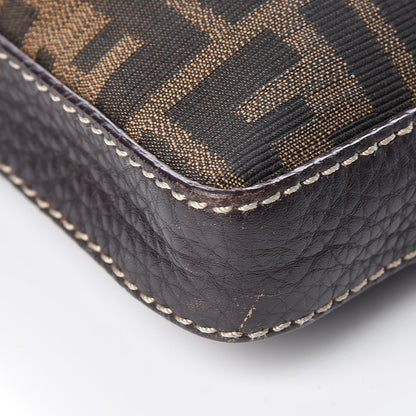 Fendi Zucca Cuoio Romano Selleria Messenger Tobacco Moro 12 of 14