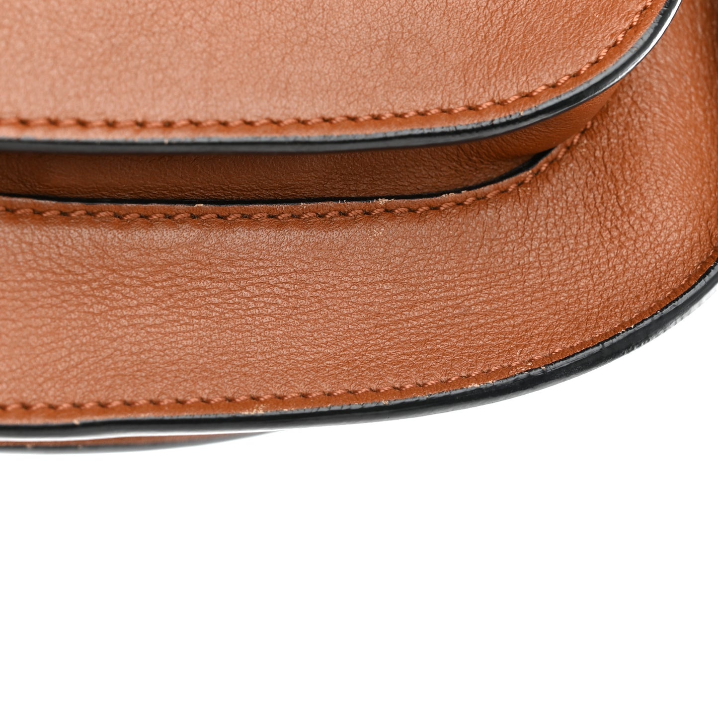 Calfskin Small Hudson Fringe Shoulder Bag Caramel