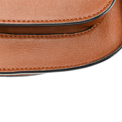 Chloe Calfskin Small Hudson Fringe Shoulder Bag Caramel 23 of 26