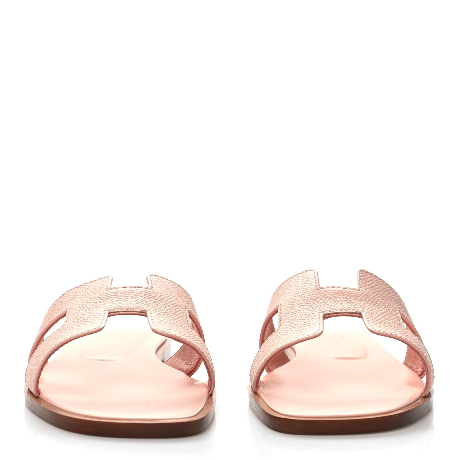 Hermes Epsom Oran Sandals 36 Rose Pale 2 of 9