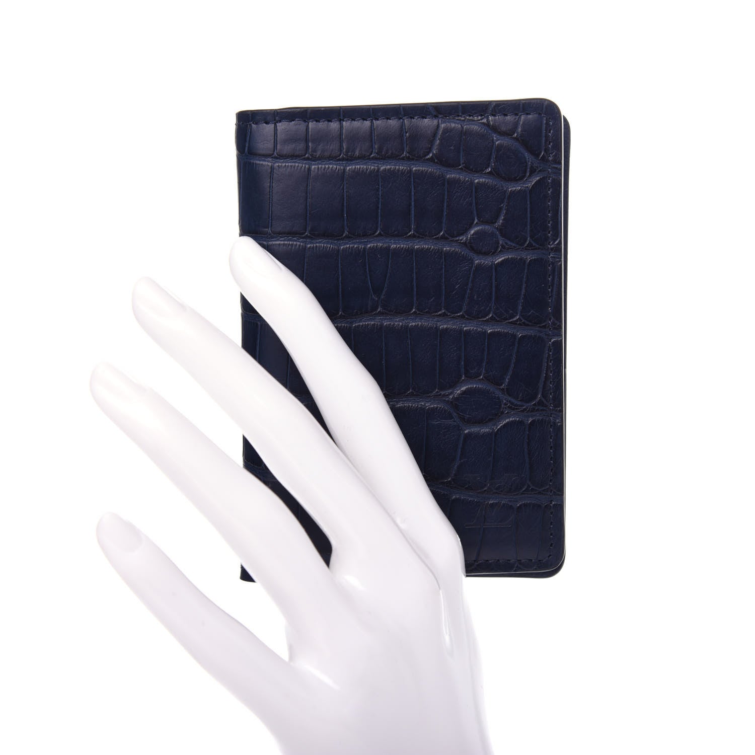 Louis Vuitton Crocodile Pocket Organizer Navy Blue 2 of 8