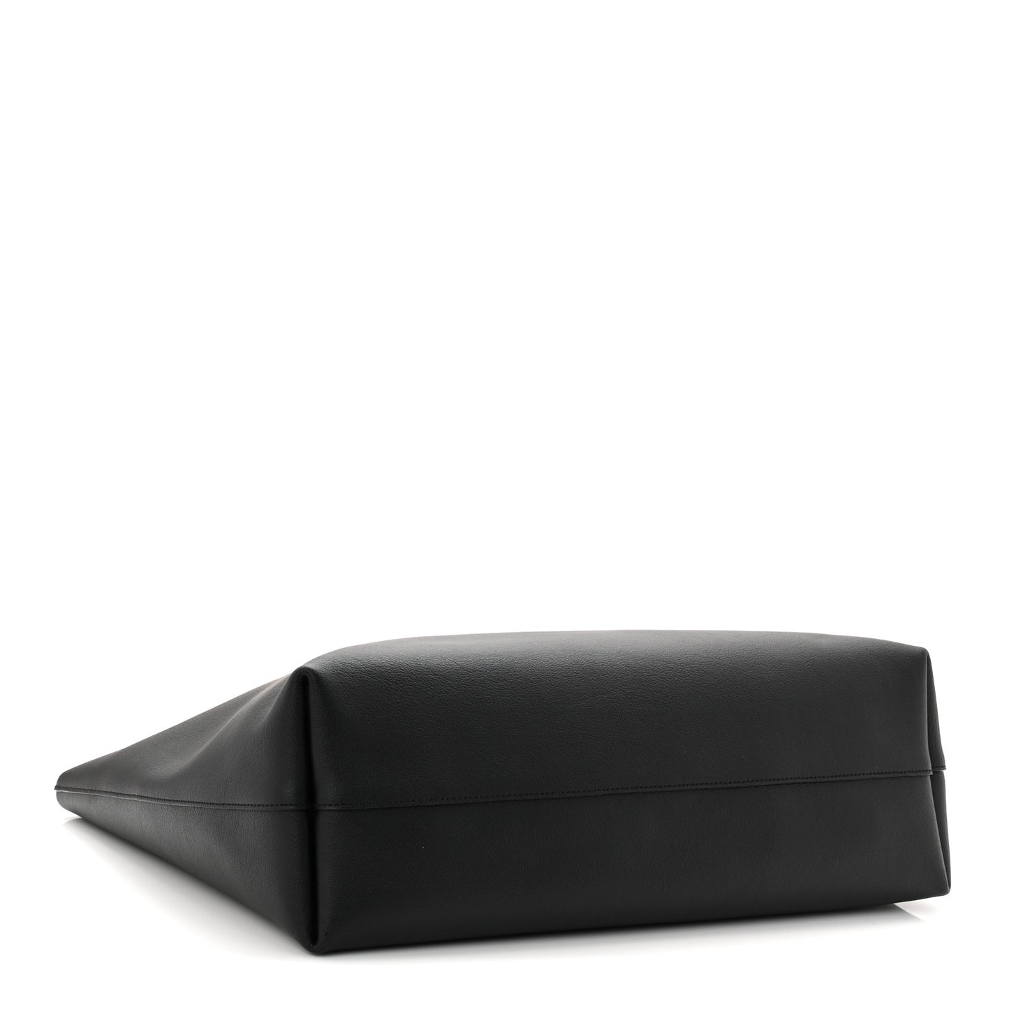 Calfskin Large Shopping Tote Black