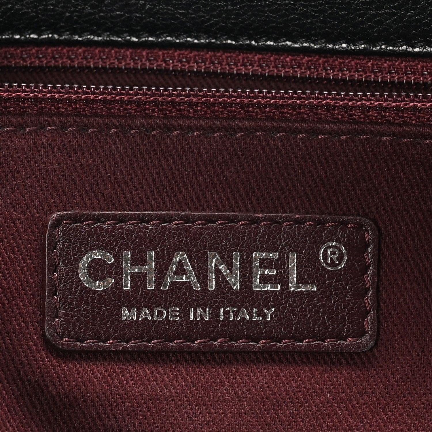 Chanel Shiny Goatskin Quilted Large Double Carry Waist Chain Flap Black 6 of 10