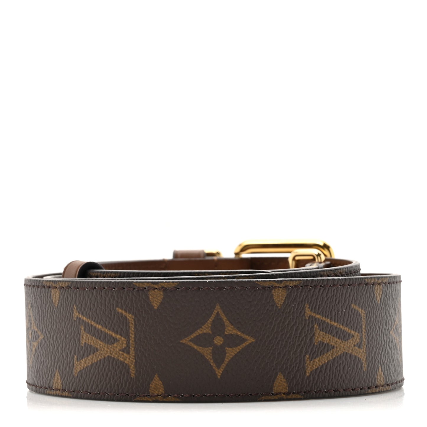 Monogram Adjustable Papillon Shoulder Strap Brown