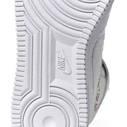 Louis Vuitton X NIKE AIR FORCE 1 Calfskin Monogram Mens Mid Sneakers 6 White 7 of 9