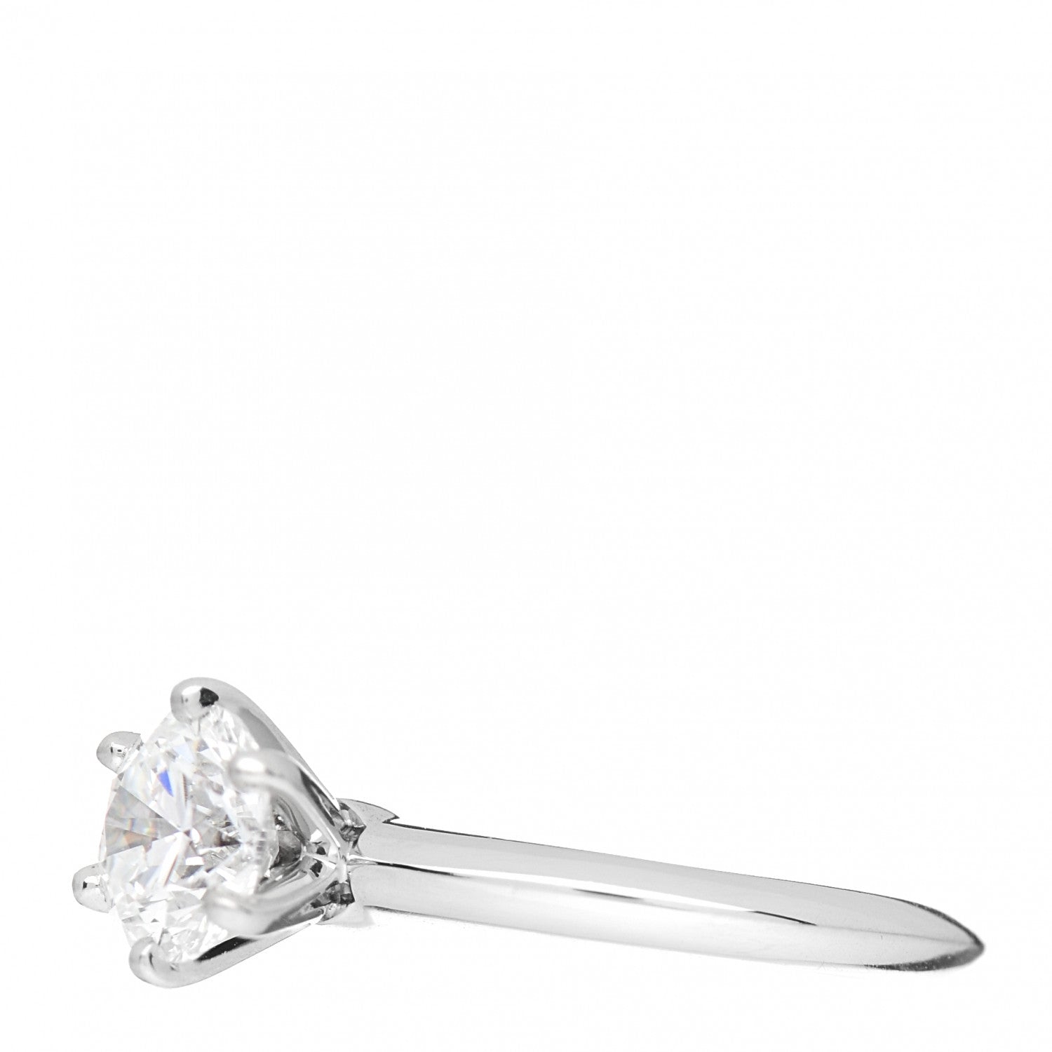 Tiffany Platinum Diamond 1.06ct Solitaire Engagement Ring 47 4 3 of 7