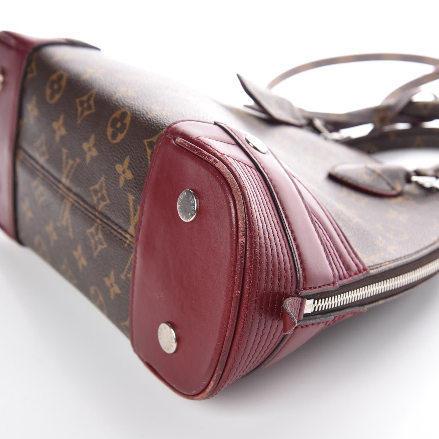 Louis Vuitton Monogram Shine Alma PM Bordeaux 9 of 18