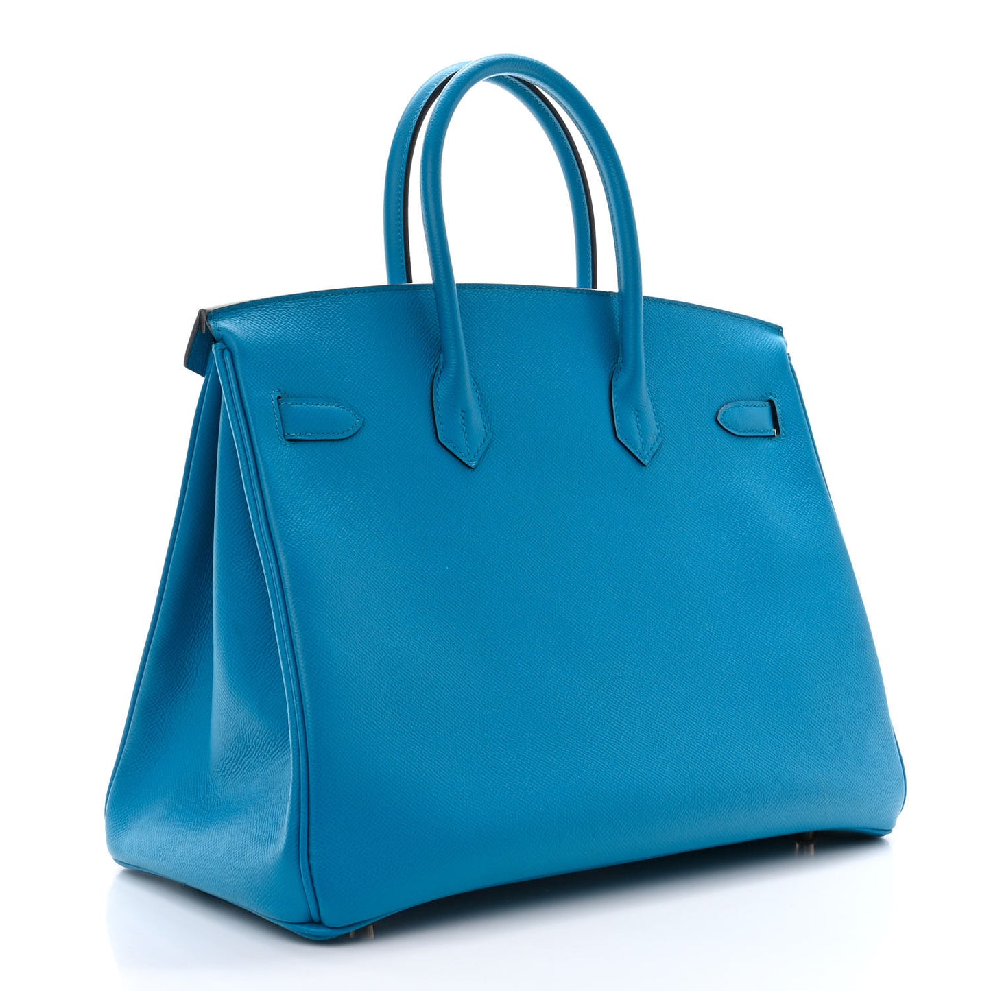Epsom Birkin 35 Bleu Zanzibar