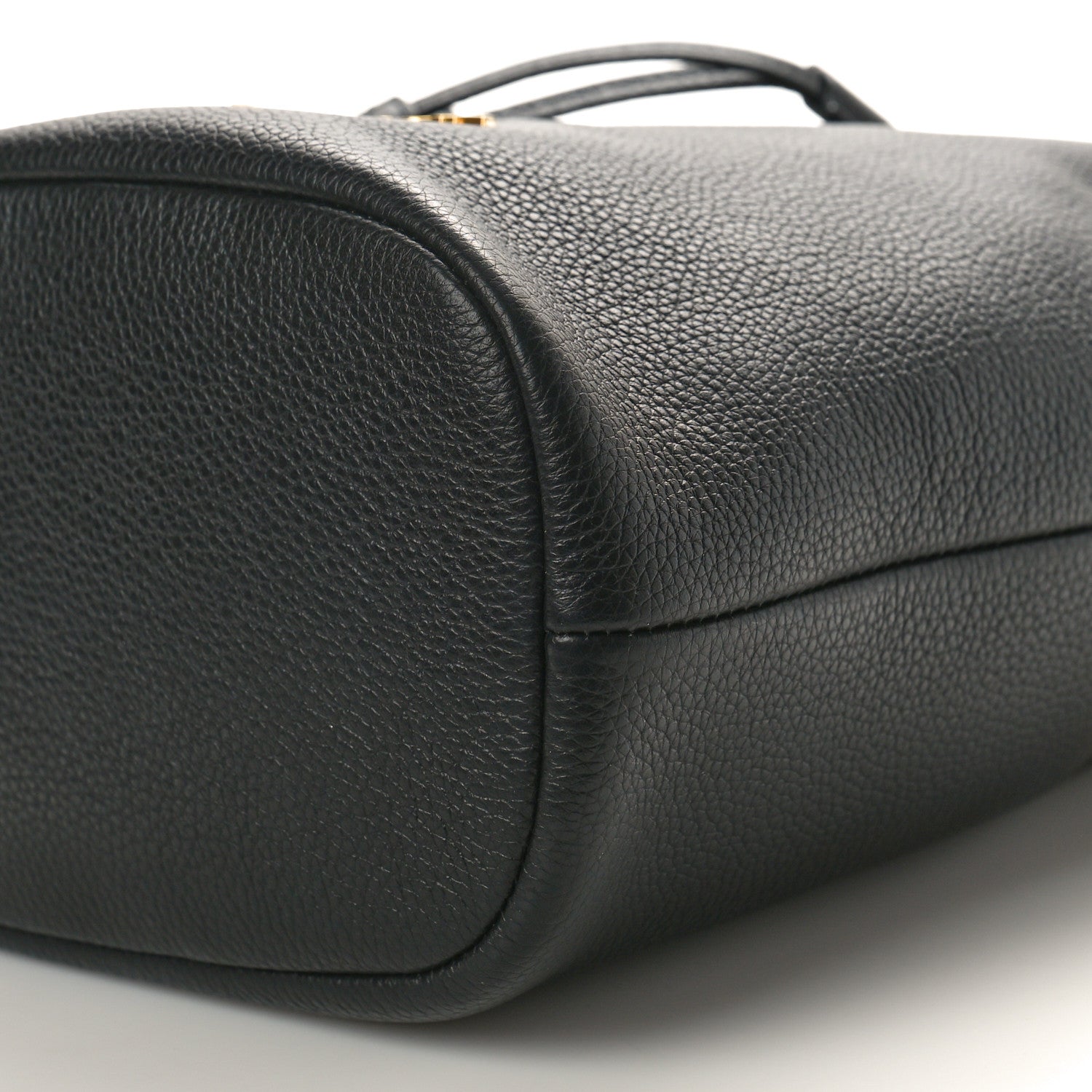Prada Vitello Daino Bucket Bag Black 9 of 11