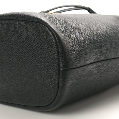 Prada Vitello Daino Bucket Bag Black 9 of 11