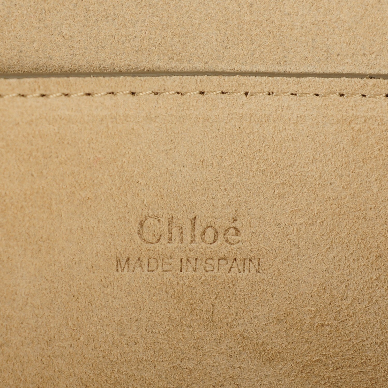 Chloe Suede Calfskin Faye Clutch Black 6 of 7