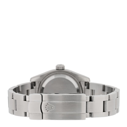 Rolex Stainless Steel 18K White Gold 26mm Oyster Perpetual Watch White Roman 176234 3 of 4