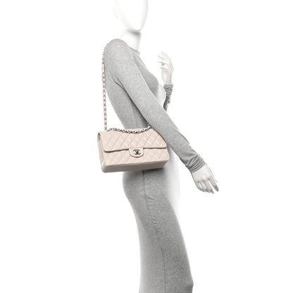 Chanel Caviar Quilted Medium Double Flap Ivory 2 of 11