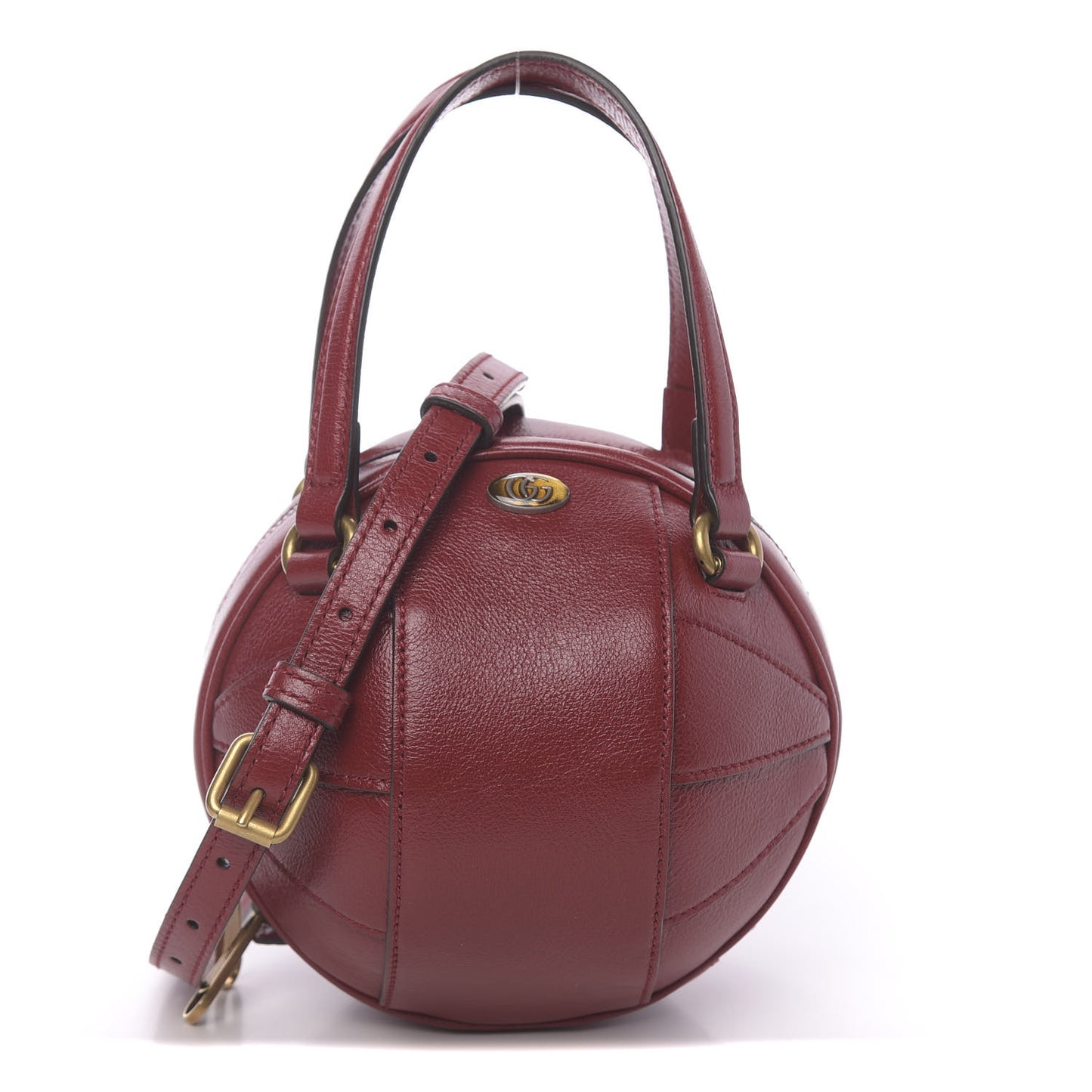 Piuma Lux Energy Mini Tifosa Basketball Shaped Shoulder Bag Romantic Cerise