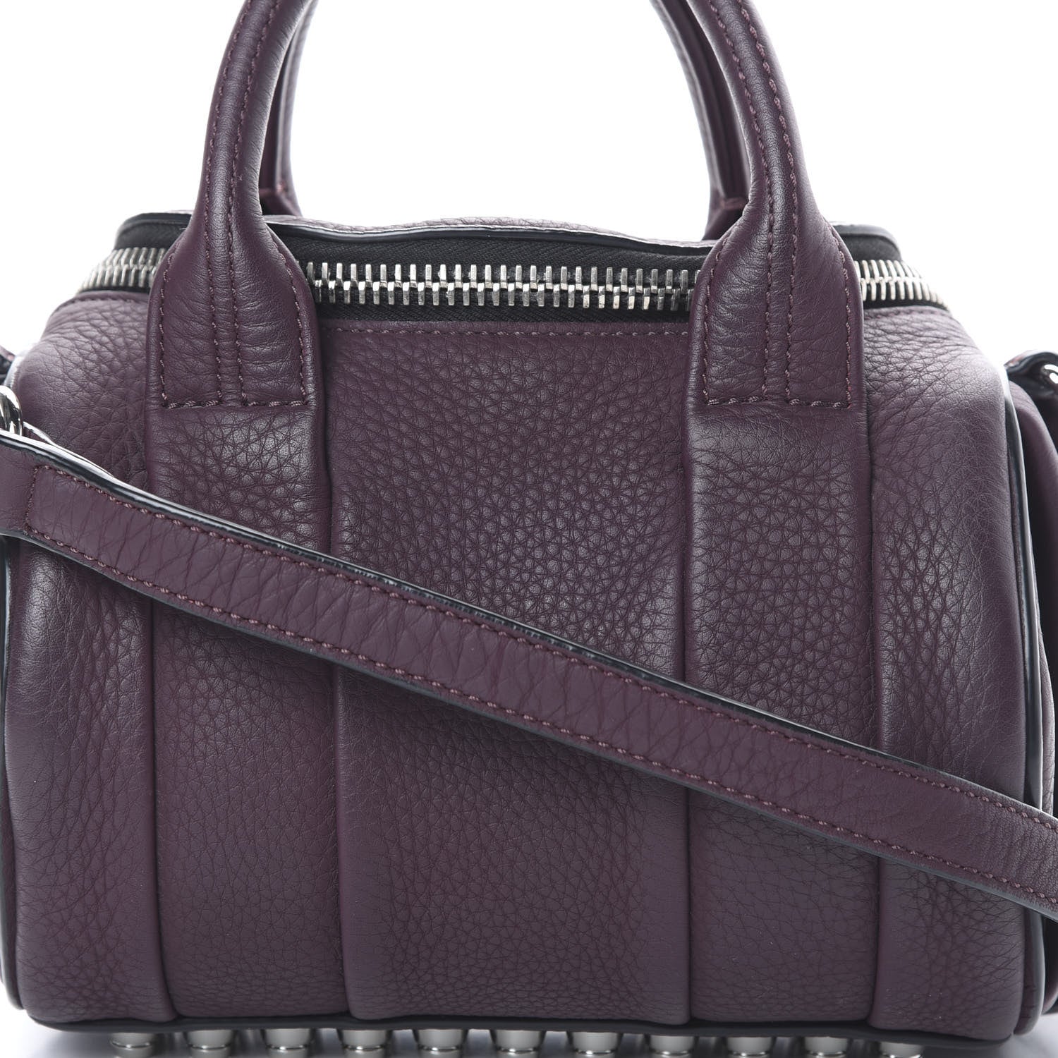 Alexander Wang Pebbled Calfskin Mini Rockie Matte Oxblood 6 of 8