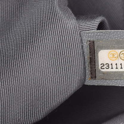 Chanel Metallic Aged Calfskin Quilted Medium Top Handle Boy Flap Silver 9 of 11