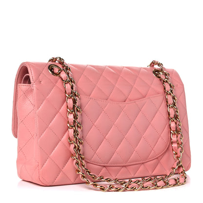 Chanel Caviar Quilted Medium Double Flap Pink 3 of 22