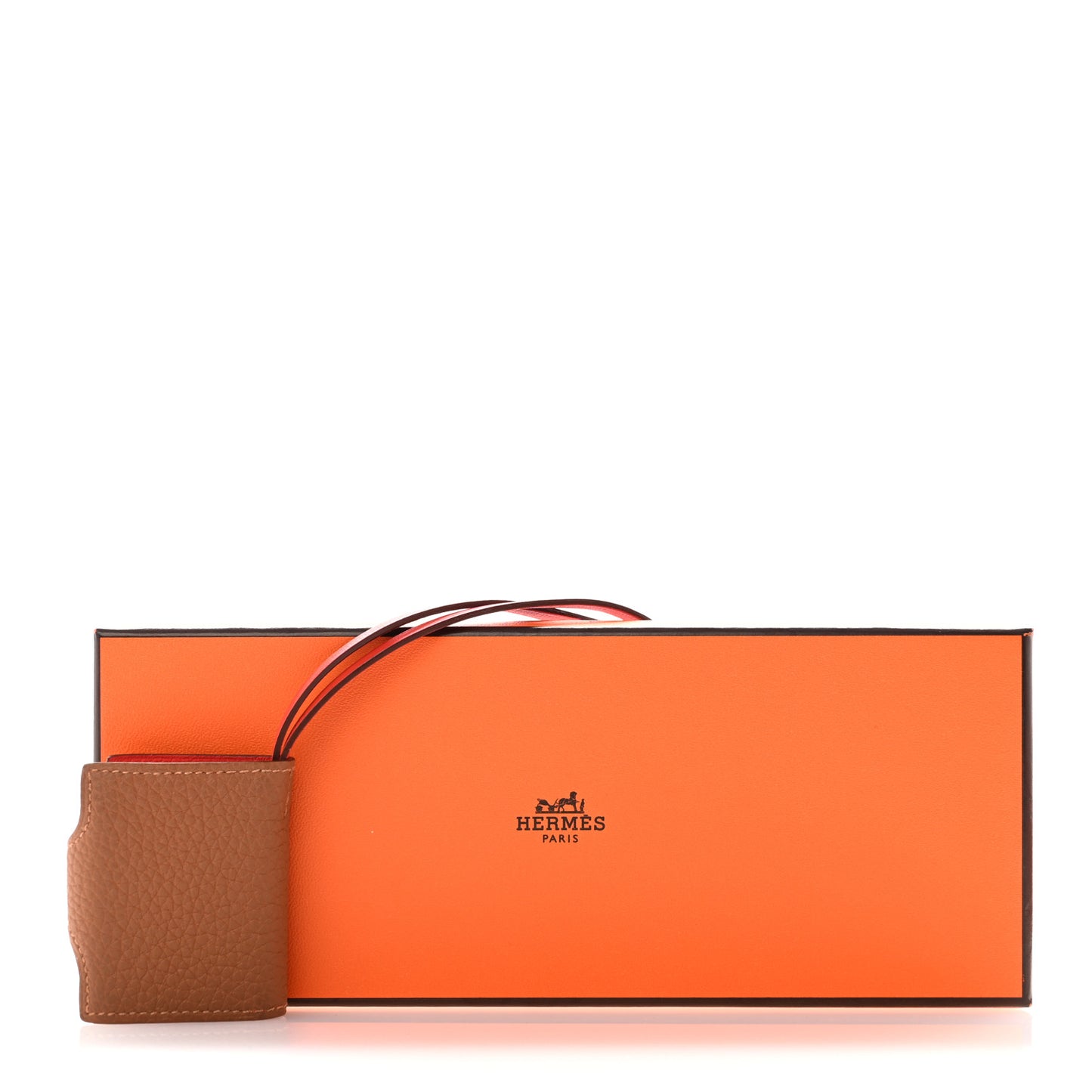 Togo Swift Nano Ulysse Bag Charm Gold Capucine