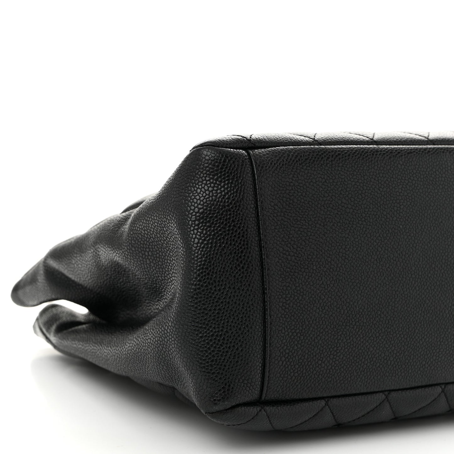 Caviar Quilted Grand Shopping Tote GST Black