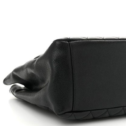 Chanel Caviar Quilted Grand Shopping Tote GST Black 9 of 10