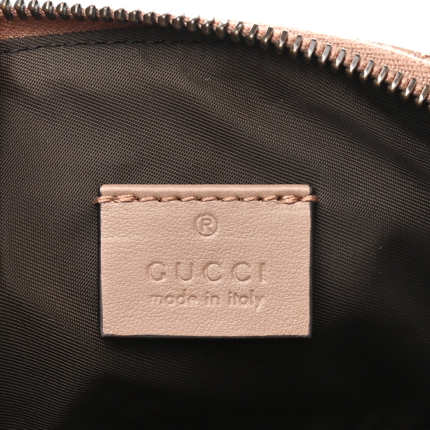 Gucci Calfskin Matelasse GG Marmont Pouch Cosmetic Case Porcelain Rose 6 of 7
