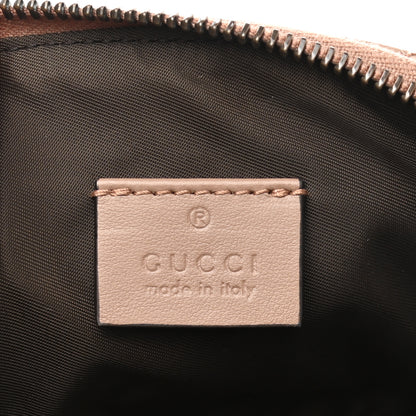 Gucci Calfskin Matelasse GG Marmont Pouch Cosmetic Case Porcelain Rose 6 of 7