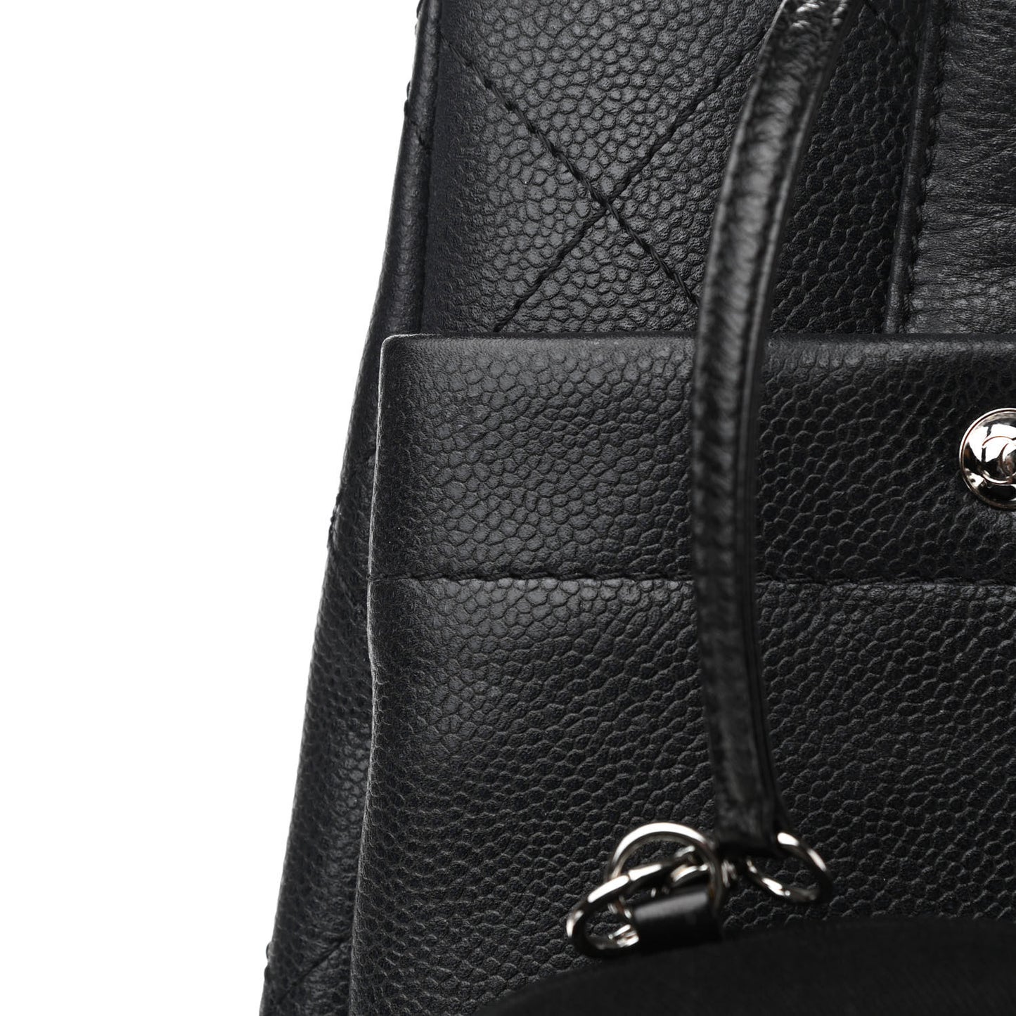 Caviar Executive Cerf Shopper Tote Black