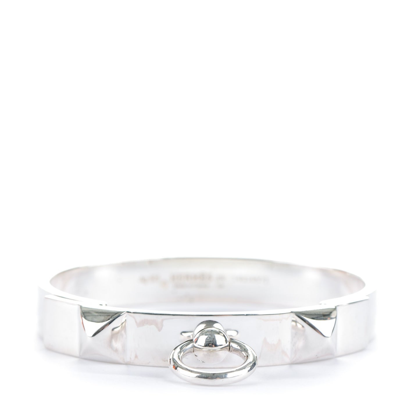 Sterling Silver PM Collier De Chien Bracelet SH
