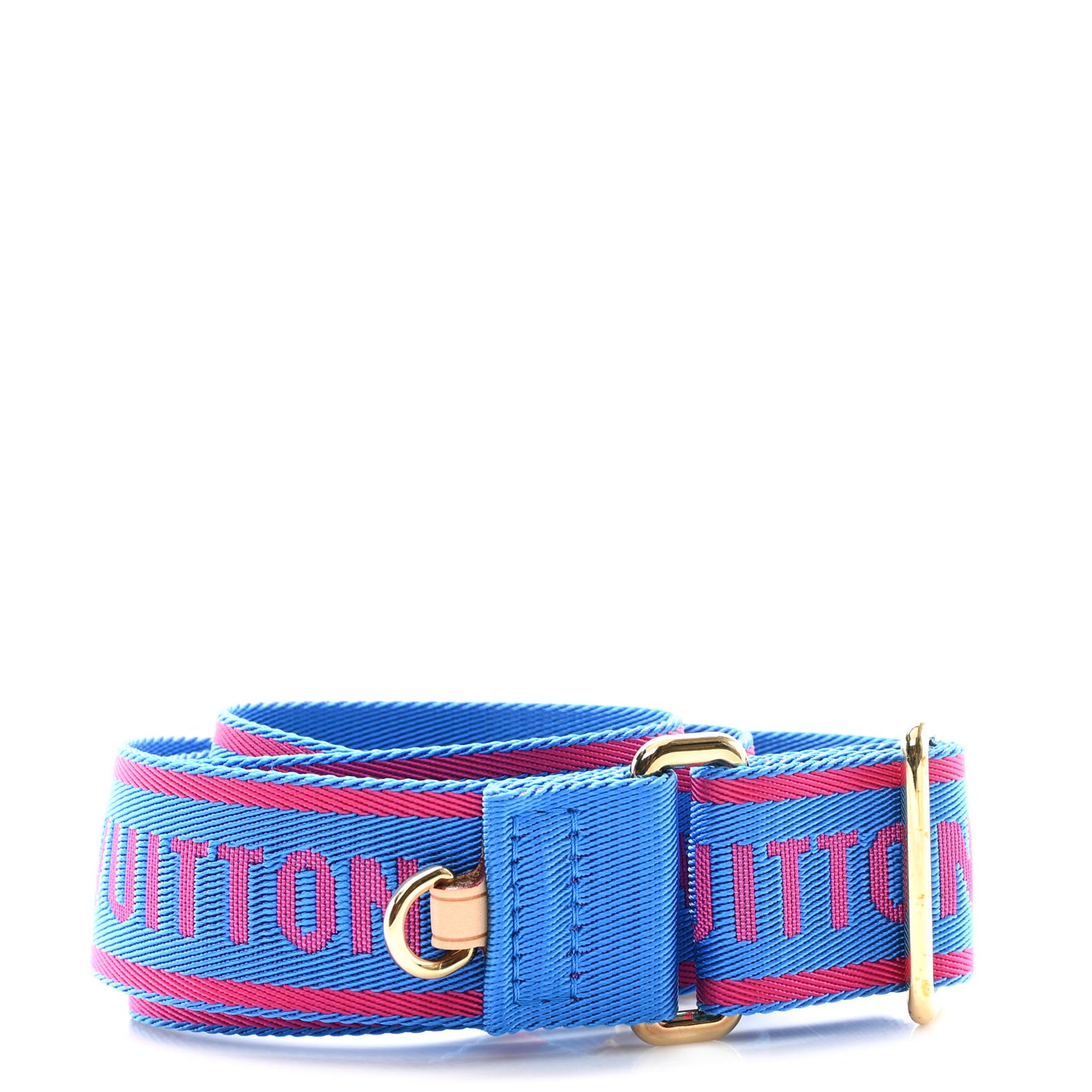 Nylon Bandouliere Shoulder Strap Blue Magenta