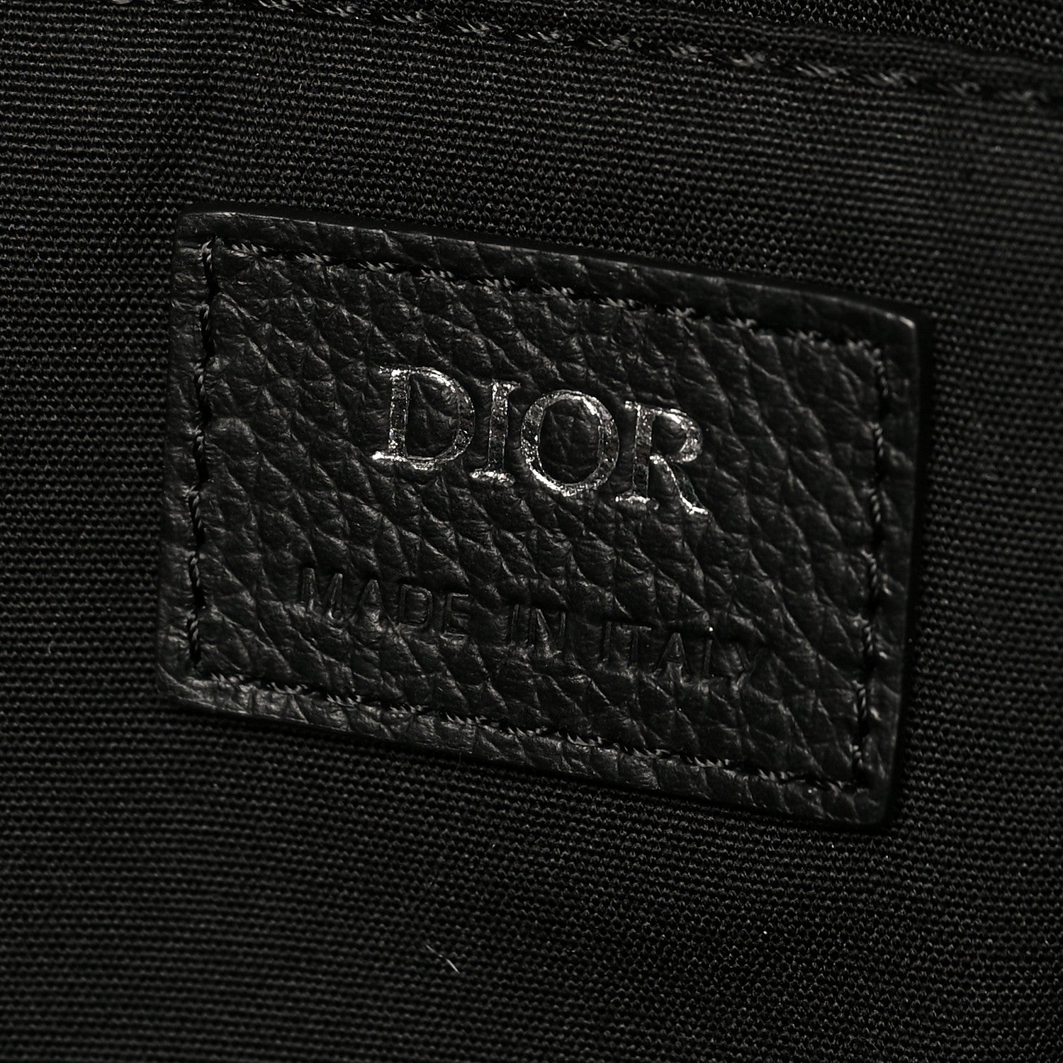 Christian Dior Oblique Calfskin Rider Backpack Beige Black 5 of 5