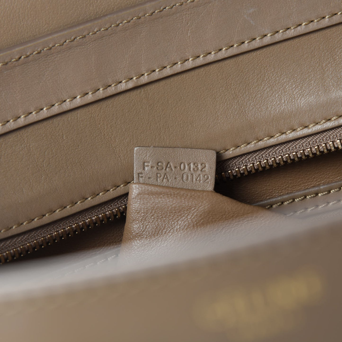 Smooth Calfskin Mini Luggage Camel