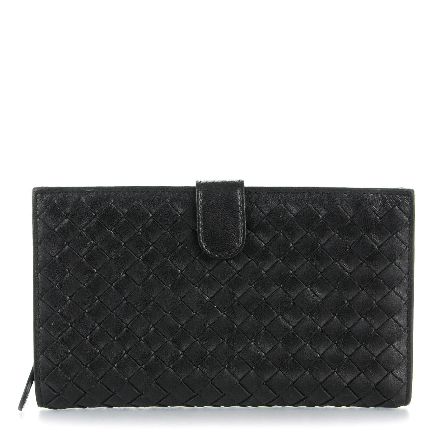 Bottega Veneta Nappa Intrecciato Continental Wallet Black 1 of 9