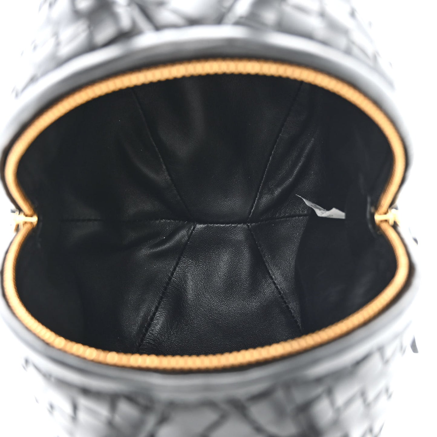 Nappa Intrecciato Mava Top Handle Bag Black