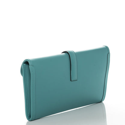 Hermes Swift Jige Elan 29 Clutch Bleu Saint Cyr 3 of 7