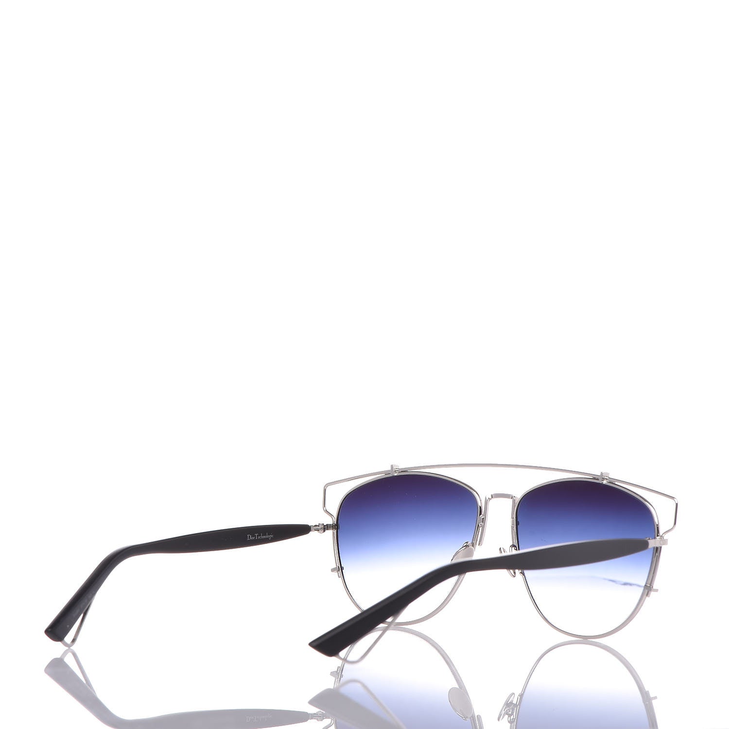 Christian Dior Technologic Sunglasses Silver Blue 4 of 8