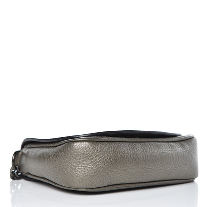 Gucci Metallic Pebbled Calfskin Small Soho Flap Crossbody Sasso 4 of 11