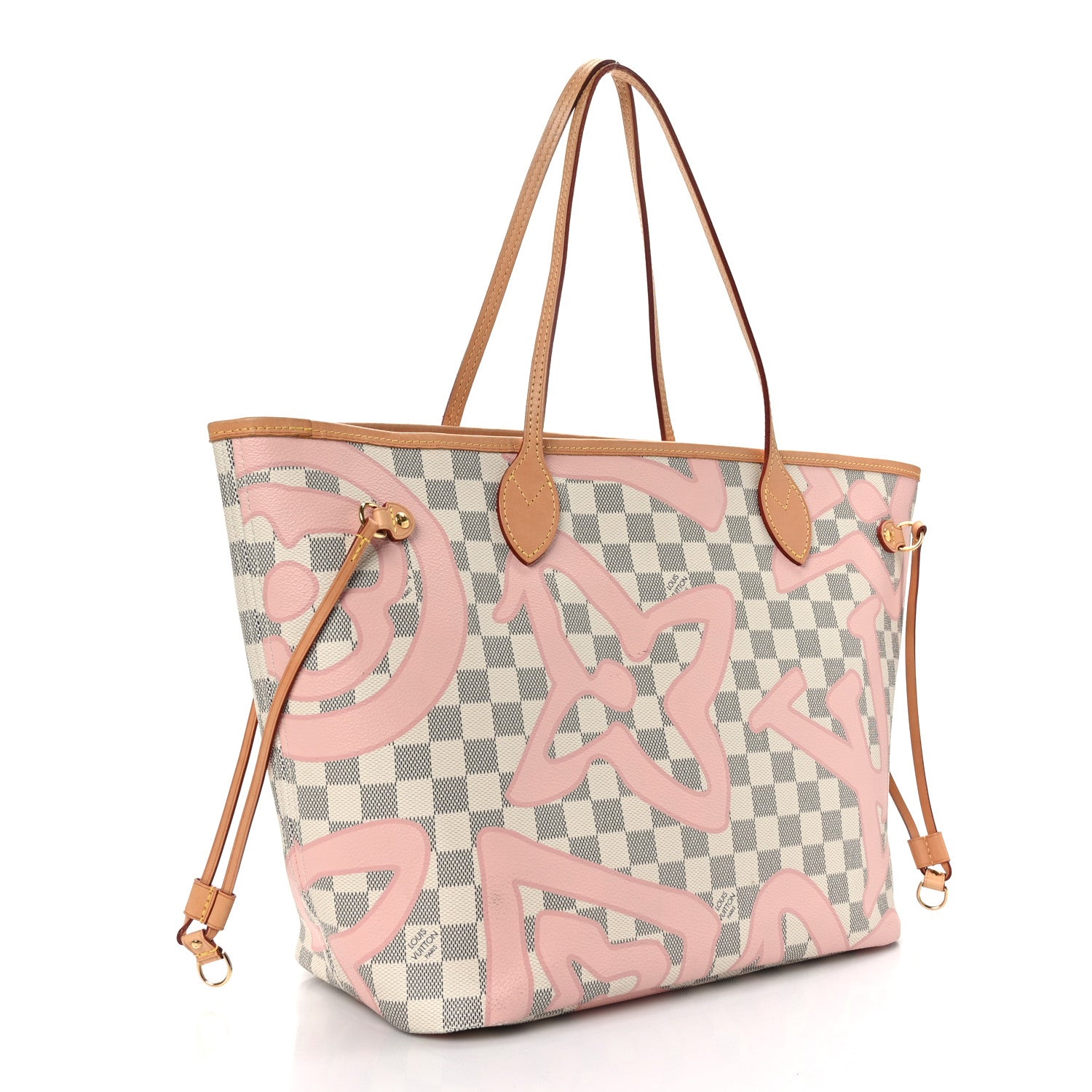 Louis Vuitton Damier Azur Tahitienne Neverfull MM 4 of 9