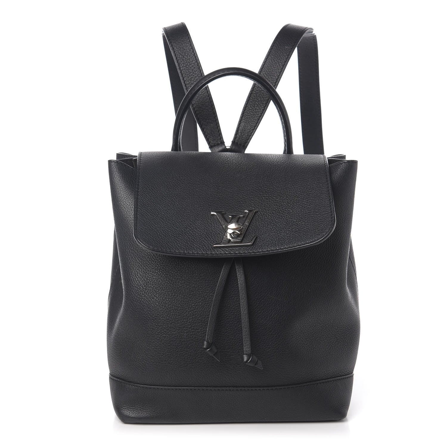 Louis Vuitton Calfskin Lockme Backpack Black 1 of 8
