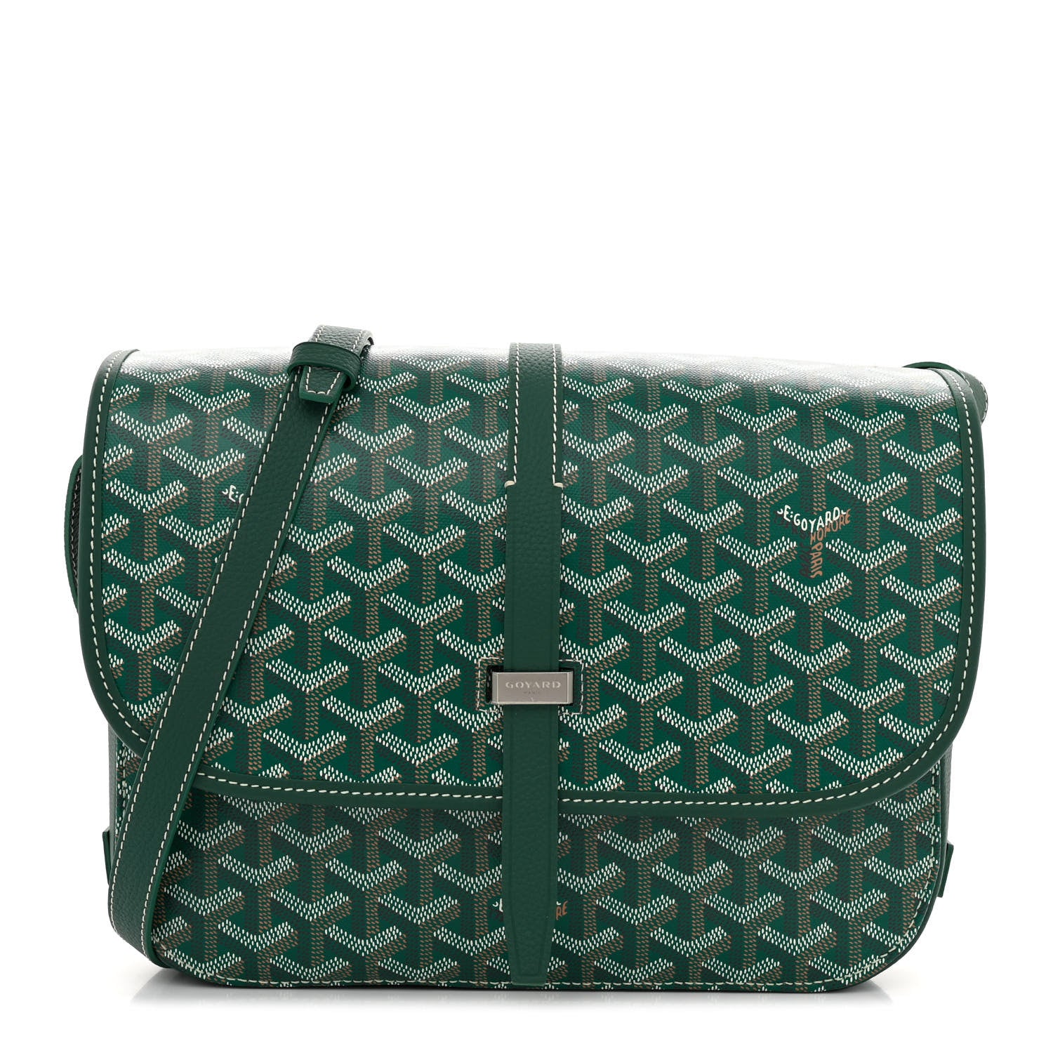 Goyard Goyardine Belvedere II MM Messenger Bag Green 1 of 9